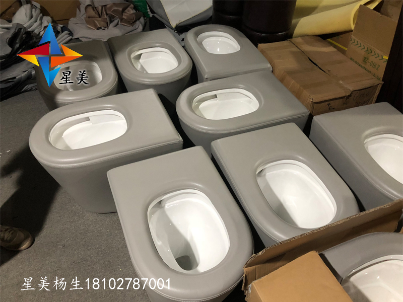 硅胶防撞马桶-卫生间厕所防撞材料-软包马桶